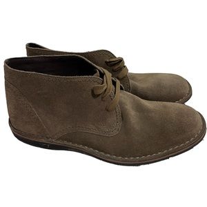 John Varvatos Hipster Lace Up Chukka Mid Desert Ankle Boots Tan Size 9.5 M
